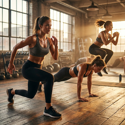 Séance CAF - cours collectif cardio abdos fessiers